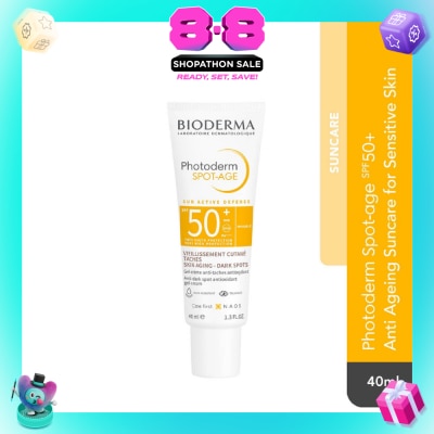 BIODERMA - Photoderm Spot-Age SPF50+ Anti-Dark Spot & Anti-Wrinkle Facial Sunscreen (For Sensitive Skin) 40ml
