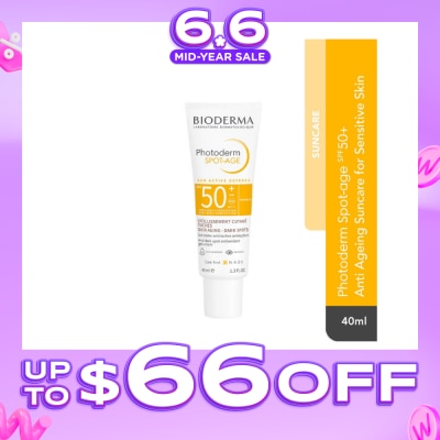 BIODERMA - Photoderm Spot-Age SPF50+ Anti-Dark Spot & Anti-Wrinkle Facial Sunscreen (For Sensitive Skin) 40ml
