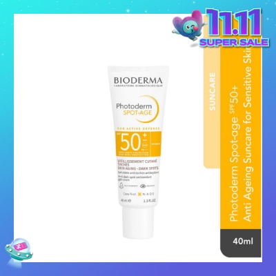 BIODERMA Photoderm Spot-Age SPF50+ Anti-Dark Spot & Anti-Wrinkle Facial Sunscreen (For Sensitive Skin) 40ml