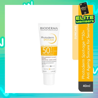 BIODERMA Photoderm Spot-Age SPF50+ Anti-Dark Spot & Anti-Wrinkle Facial Sunscreen (For Sensitive Skin) 40ml