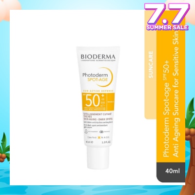 BIODERMA Photoderm Spot-Age SPF50+ Anti-Dark Spot & Anti-Wrinkle Facial Sunscreen (For Sensitive Skin) 40ml