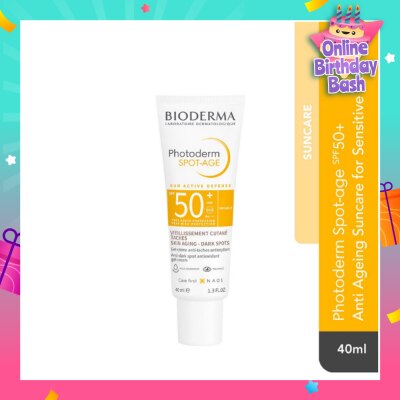 BIODERMA Photoderm Spot-Age SPF50+ Anti-Dark Spot & Anti-Wrinkle Facial Sunscreen (For Sensitive Skin) 40ml