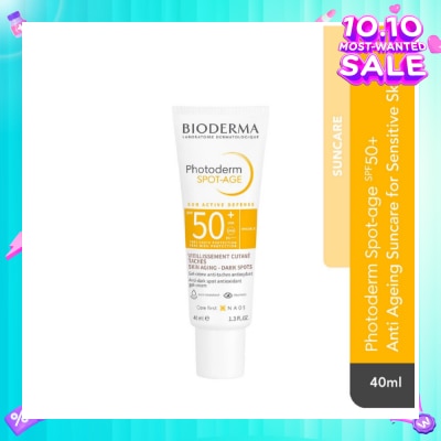 BIODERMA Photoderm Spot-Age SPF50+ Anti-Dark Spot & Anti-Wrinkle Facial Sunscreen (For Sensitive Skin) 40ml