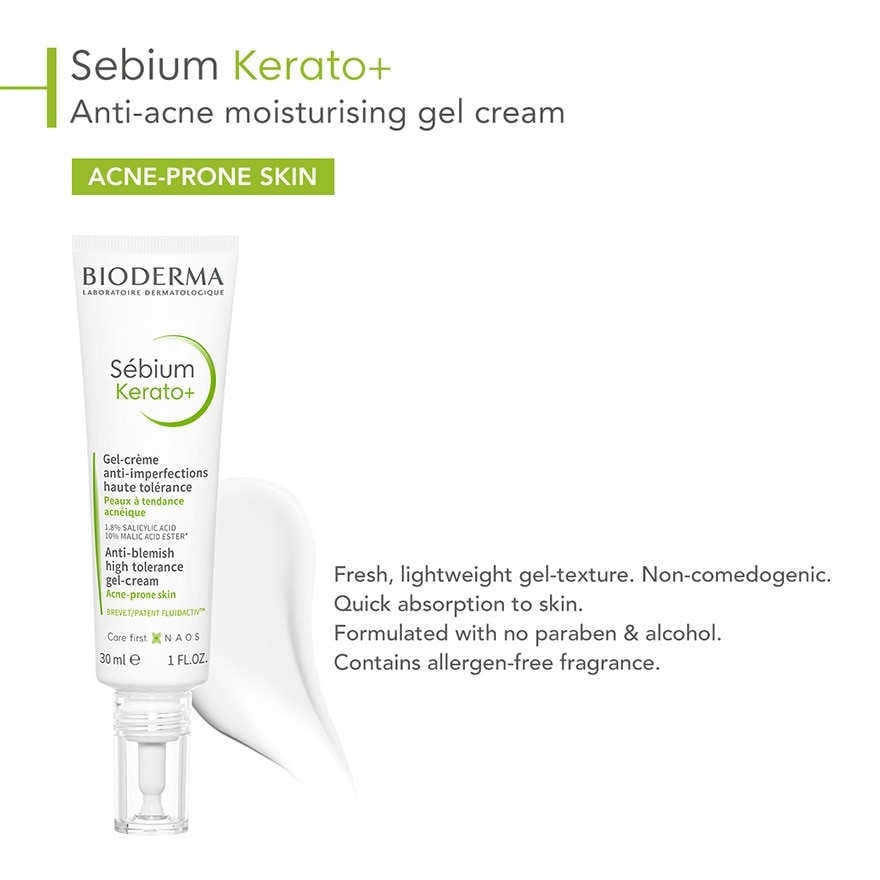 Sebium Kerato+ (Anti-Acne + Reduce Acne & Marks + Suitable for Acne-Prone Skin) 30ml