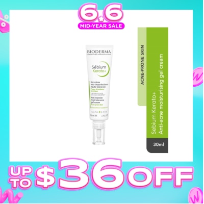 BIODERMA - Sebium Kerato+ (Anti-Acne + Reduce Acne & Marks + Suitable for Acne-Prone Skin) 30ml (Expiry: Feb`2027)