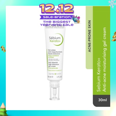 BIODERMA Sebium Kerato+ (Anti-Acne + Reduce Acne & Marks + Suitable for Acne-Prone Skin) 30ml