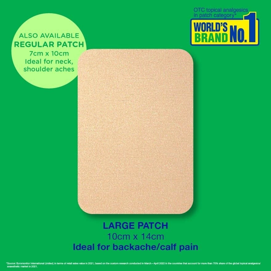 Pain Relief Patch Large 3s