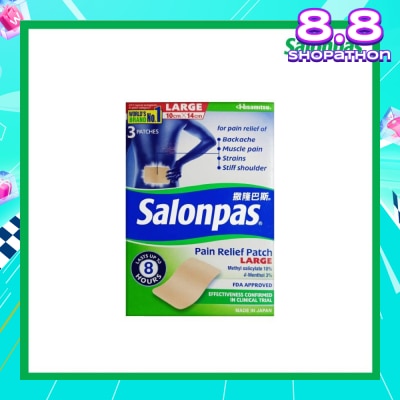 SALONPAS® Pain Relief Patch Large 3s