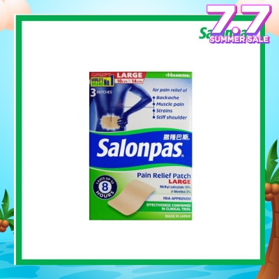 SALONPAS® Pain Relief Patch Large 3s
