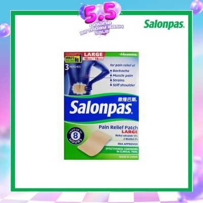SALONPAS® - Pain Relief Patch Large 3s