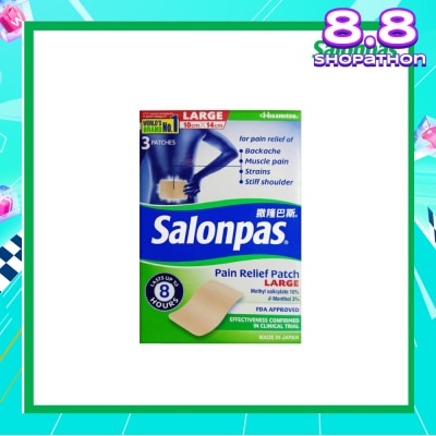 SALONPAS® Pain Relief Patch Large 3s