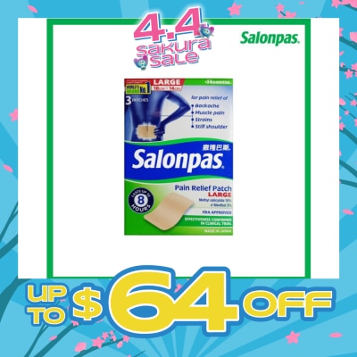 SALONPAS® - Pain Relief Patch Large 3s
