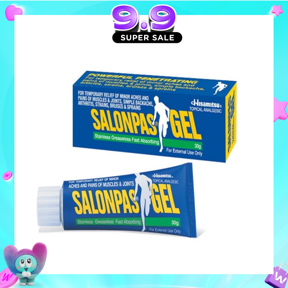 Salonpas Gel provide temporary relief of minor aches and pains of muscles & joints, simple backache, strains, bruises & sprains. image