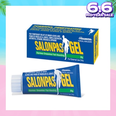 SALONPAS® Temporary Pain Relief Gel 30g
