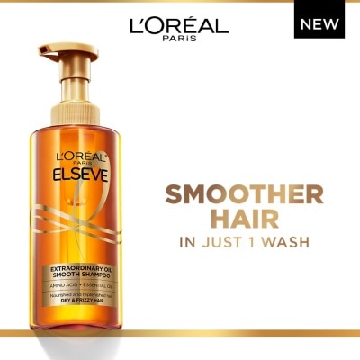 L'OREAL PARIS ELSEVE Extraordinary Oil Sublime Sleek Silicone Free  Shampoo (For Dry & Frizzy Hair) 440ml