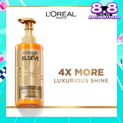 L'OREAL PARIS ELSEVE Extraordinary Oil Sublime Sleek Nourishing Conditioner (For Dry & Frizzy Hair)  440ml