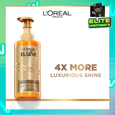 L'OREAL PARIS ELSEVE Extraordinary Oil Sublime Sleek Nourishing Conditioner (For Dry & Frizzy Hair)  440ml