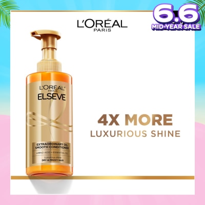 L'OREAL PARIS ELSEVE Extraordinary Oil Sublime Sleek Nourishing Conditioner (For Dry & Frizzy Hair)  440ml