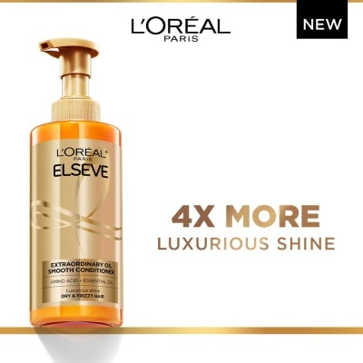 L'OREAL PARIS ELSEVE Extraordinary Oil Sublime Sleek Nourishing Conditioner (For Dry & Frizzy Hair)  440ml