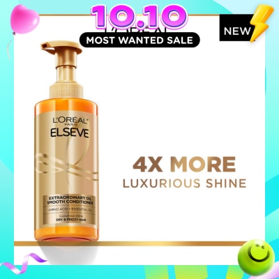 L'OREAL PARIS ELSEVE Extraordinary Oil Sublime Sleek Nourishing Conditioner (For Dry & Frizzy Hair) 440ml image