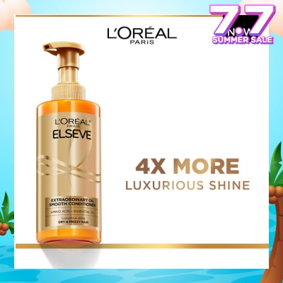 L'OREAL PARIS ELSEVE Extraordinary Oil Sublime Sleek Nourishing Conditioner (For Dry & Frizzy Hair)  440ml