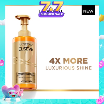 L'OREAL PARIS ELSEVE - Extraordinary Oil Sublime Sleek Nourishing Conditioner (For Dry & Frizzy Hair) 440ml