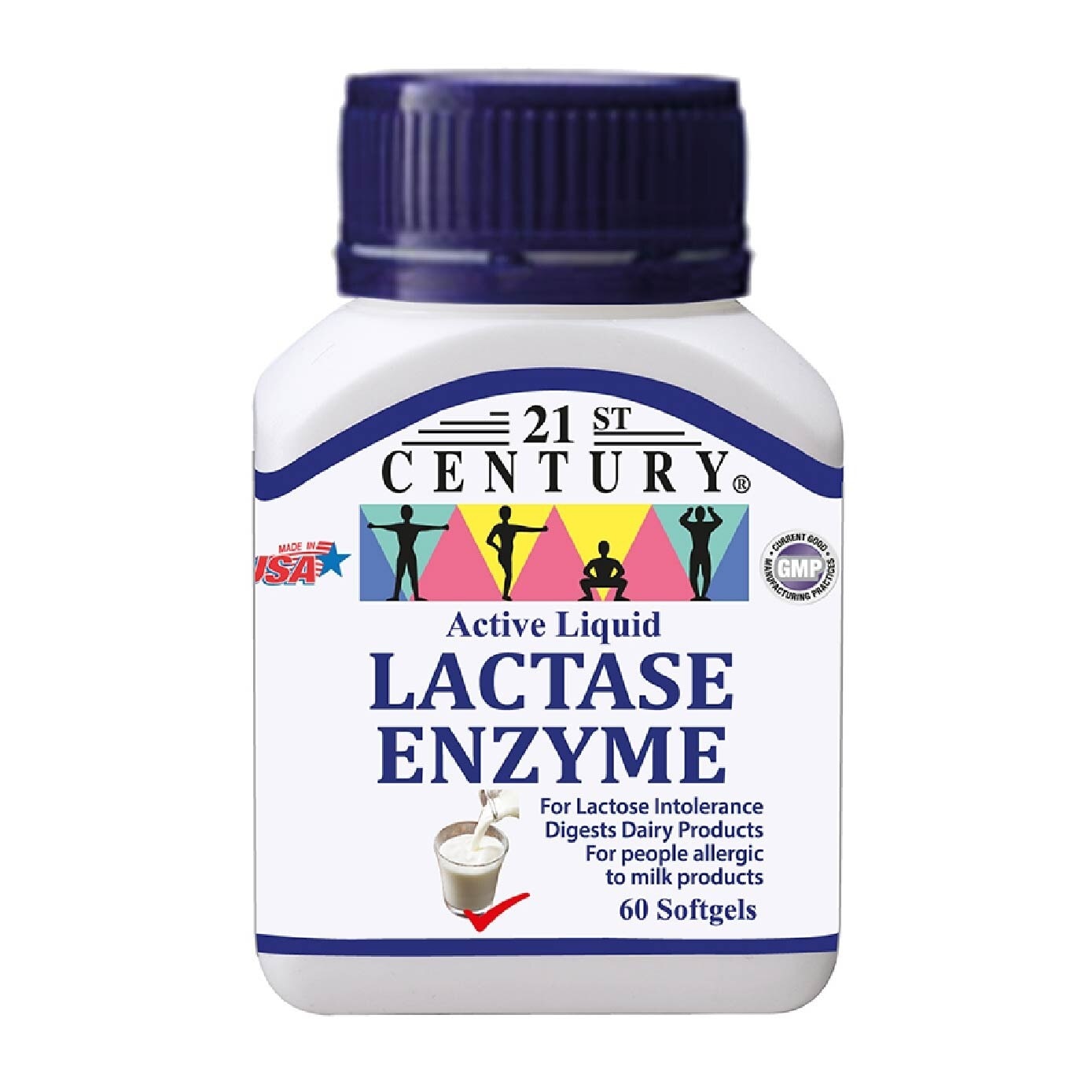 Active Liquid Lactase Enzyme 125mg (For Lactose Intolerance) 60s