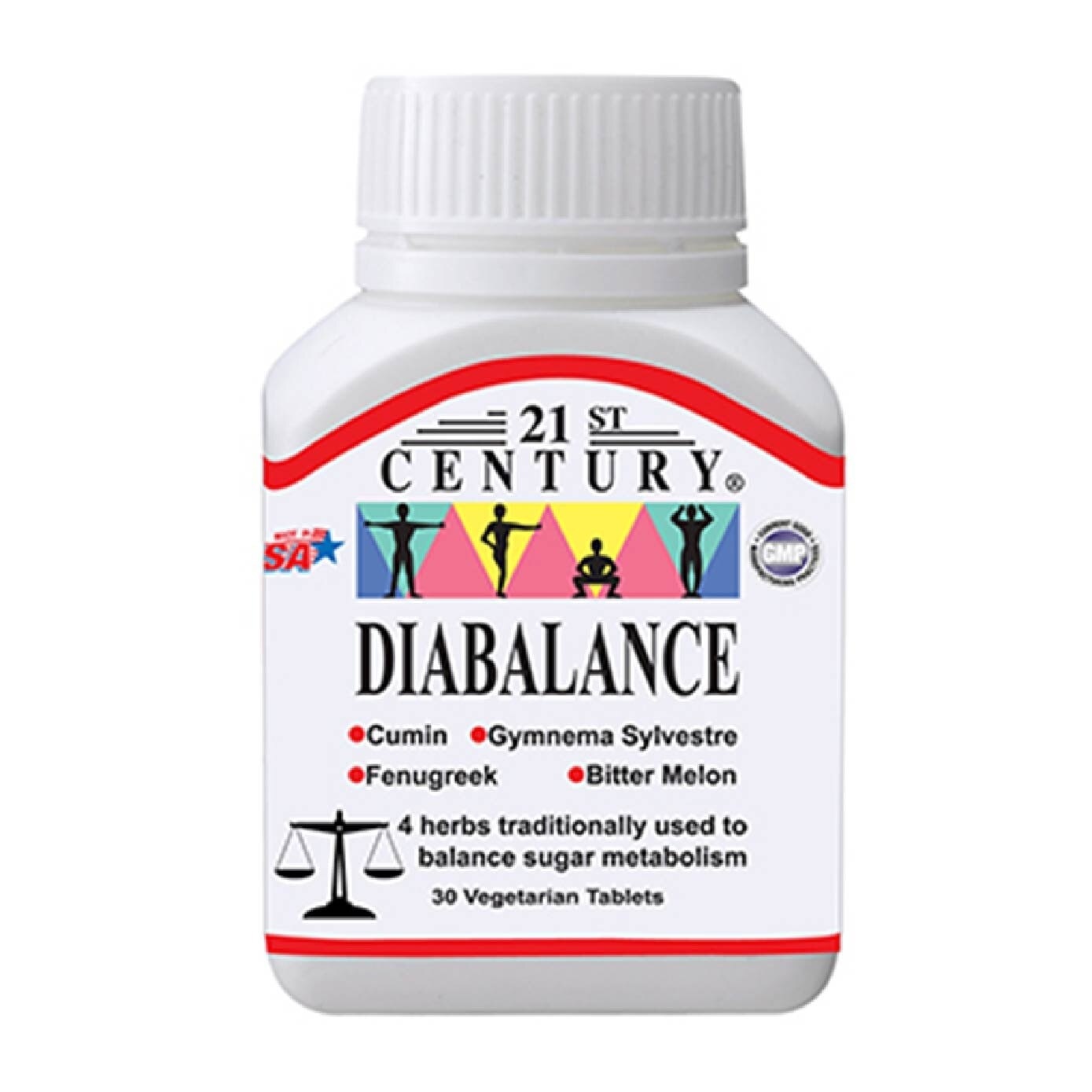 Diabalance Vegetarian Tablet (Contains 4 Herbs for Blood Sugar Support) 30s