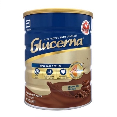 GLUCERNA Triple Care Adult Nutrition Powder Drink Chocolate (Muscle, Bone & Nerve Support) 800g