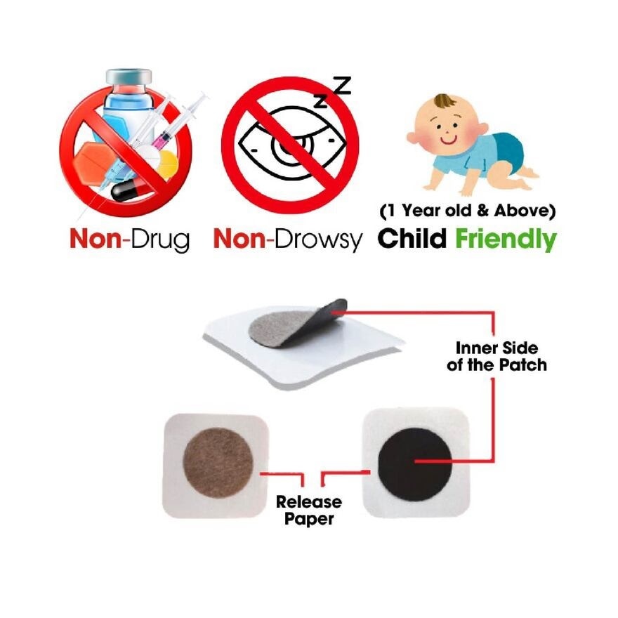 Motion Sickness Patch (Reduce Symptoms like Nausea + Vomiting) 6s