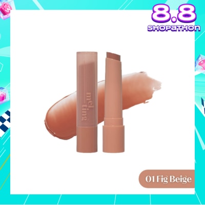 ETUDE Ginger Sugar Melting Balm 01 Fig Beige (Moisturizing & Comforting Lip Balm with a Dewy Glow) 1s