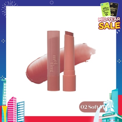ETUDE Ginger Sugar Melting Balm 02 Soft Mauve (Moisturizing & Comforting Lip Balm with a Dewy Glow) 1s