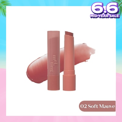 ETUDE Ginger Sugar Melting Balm 02 Soft Mauve (Moisturizing & Comforting Lip Balm with a Dewy Glow) 1s