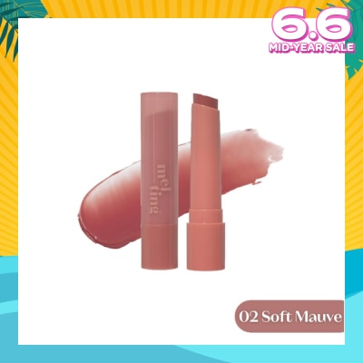 ETUDE Ginger Sugar Melting Balm 02 Soft Mauve (Moisturizing & Comforting Lip Balm with a Dewy Glow) 1s