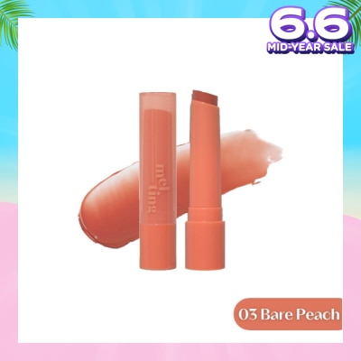 ETUDE Ginger Sugar Melting Balm 03 Bare Peach (Moisturizing & Comforting Lip Balm with a Dewy Glow) 1s