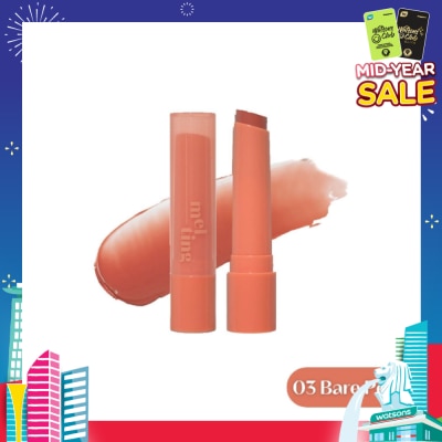 ETUDE Ginger Sugar Melting Balm 03 Bare Peach (Moisturizing & Comforting Lip Balm with a Dewy Glow) 1s