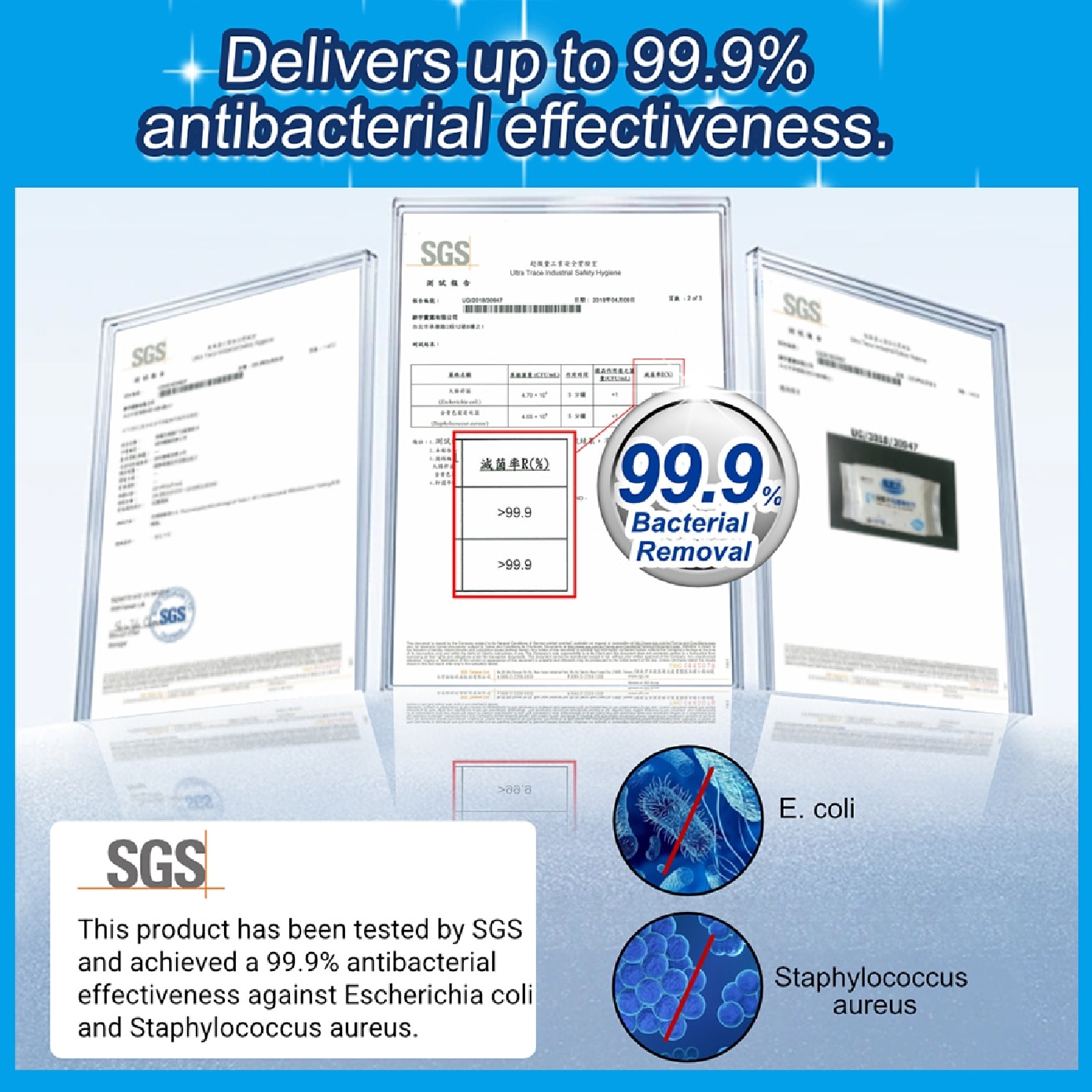 Silver Ion Antibacterial Wipes 80s x 2 image