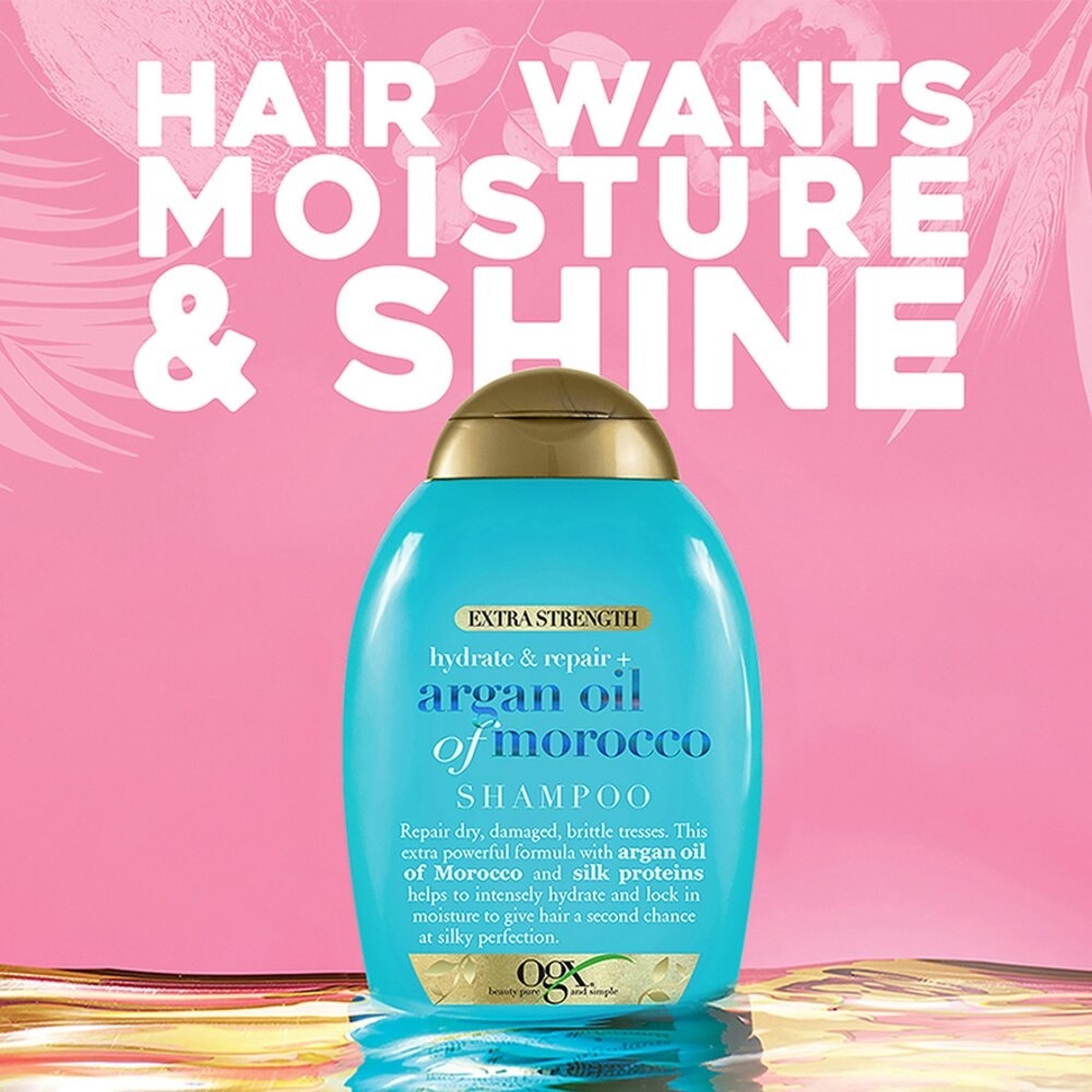 Extra Strength Argan Oil Of Morocco Shampoo (For Dry Hair Moisture And Shine) 385ml