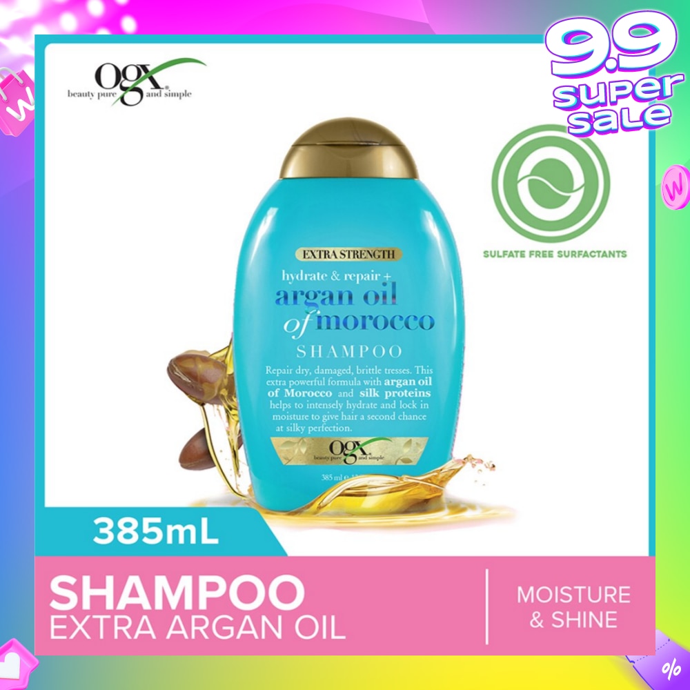 Extra Strength Argan Oil Of Morocco Shampoo (For Dry Hair Moisture And Shine) 385ml