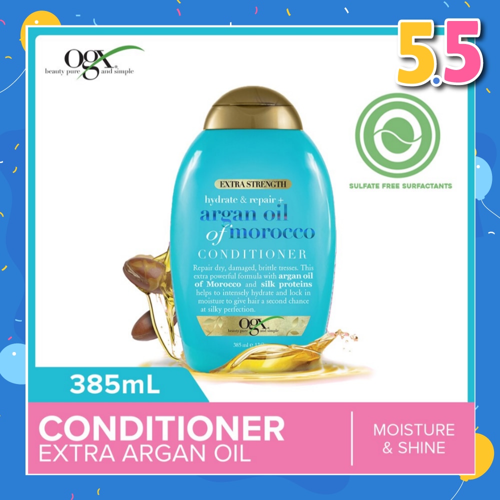 Extra Strength Argan Oil Of Morocco Conditioner (For Dry Hair Moisture And Shine) 385ml