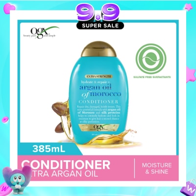 OGX - Extra Strength Argan Oil Of Morocco Conditioner (For Dry Hair Moisture And Shine) 385ml image