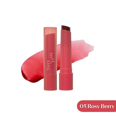 ETUDE Ginger Sugar Melting Balm 05 Rosy Berry (Moisturizing & Comforting Lip Balm with a Dewy Glow) 1s