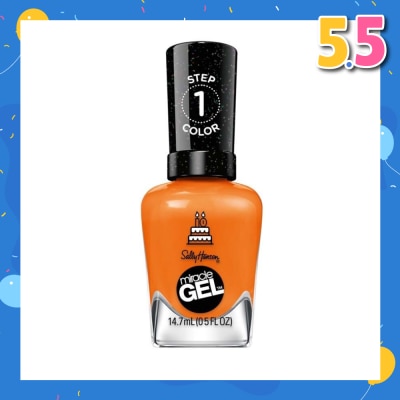 SALLY HANSEN Miracle Gel Nail Polish Lacquer Gel Ebrate 386 1s