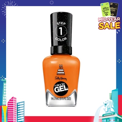 SALLY HANSEN Miracle Gel Nail Polish Lacquer Gel Ebrate 386 1s