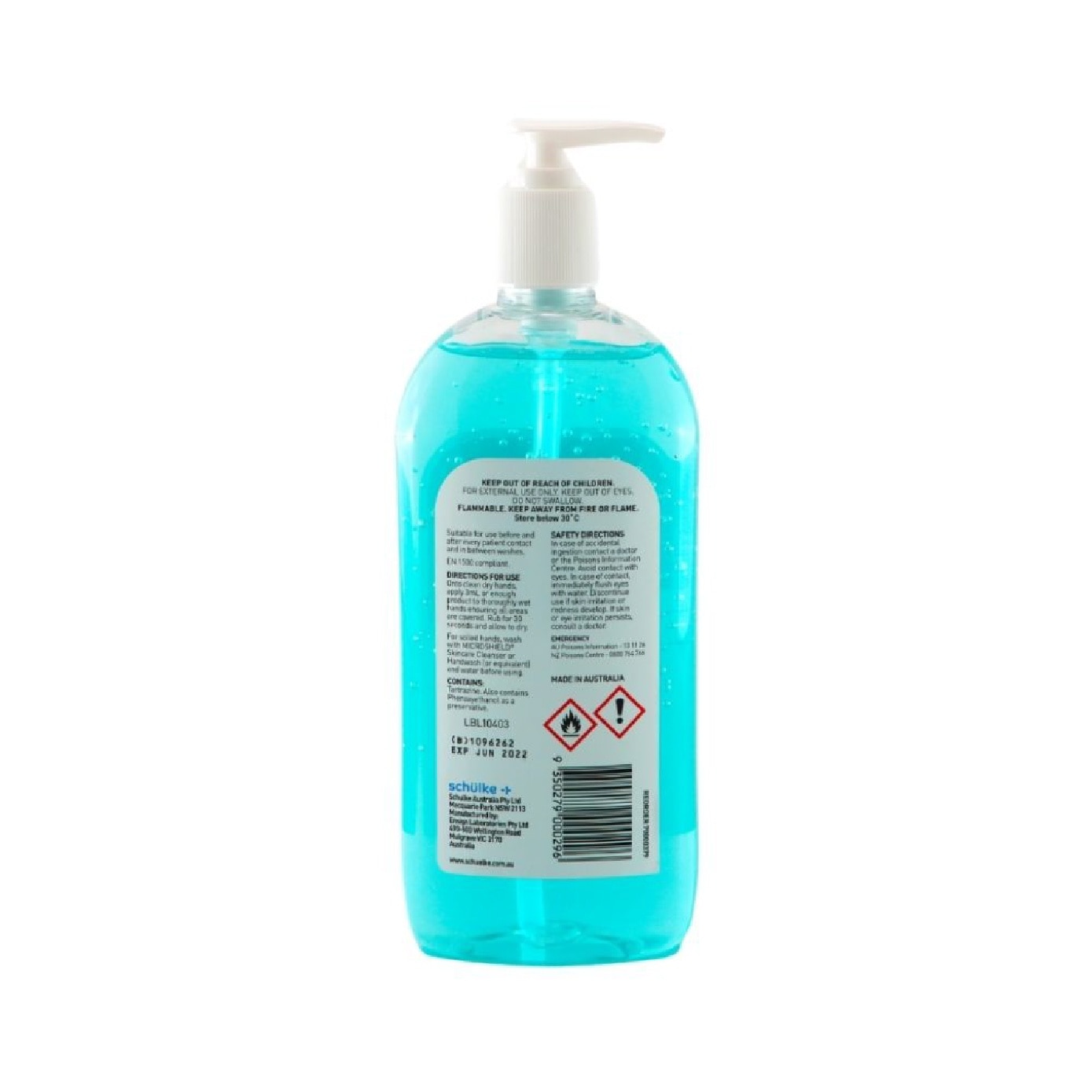 Angel Blue Antimicrobial Hand Gel 500ml image