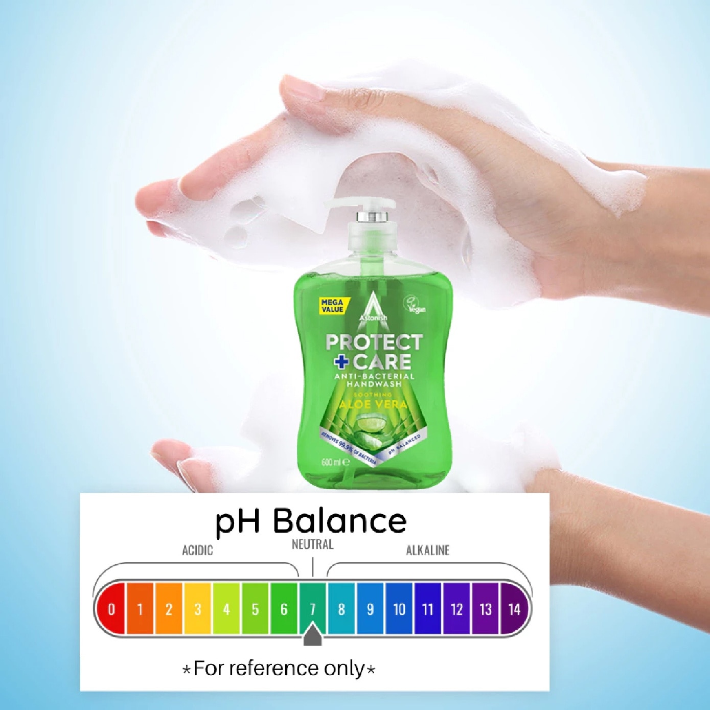 Antibacterial Handwash Aloe Vera 600ml