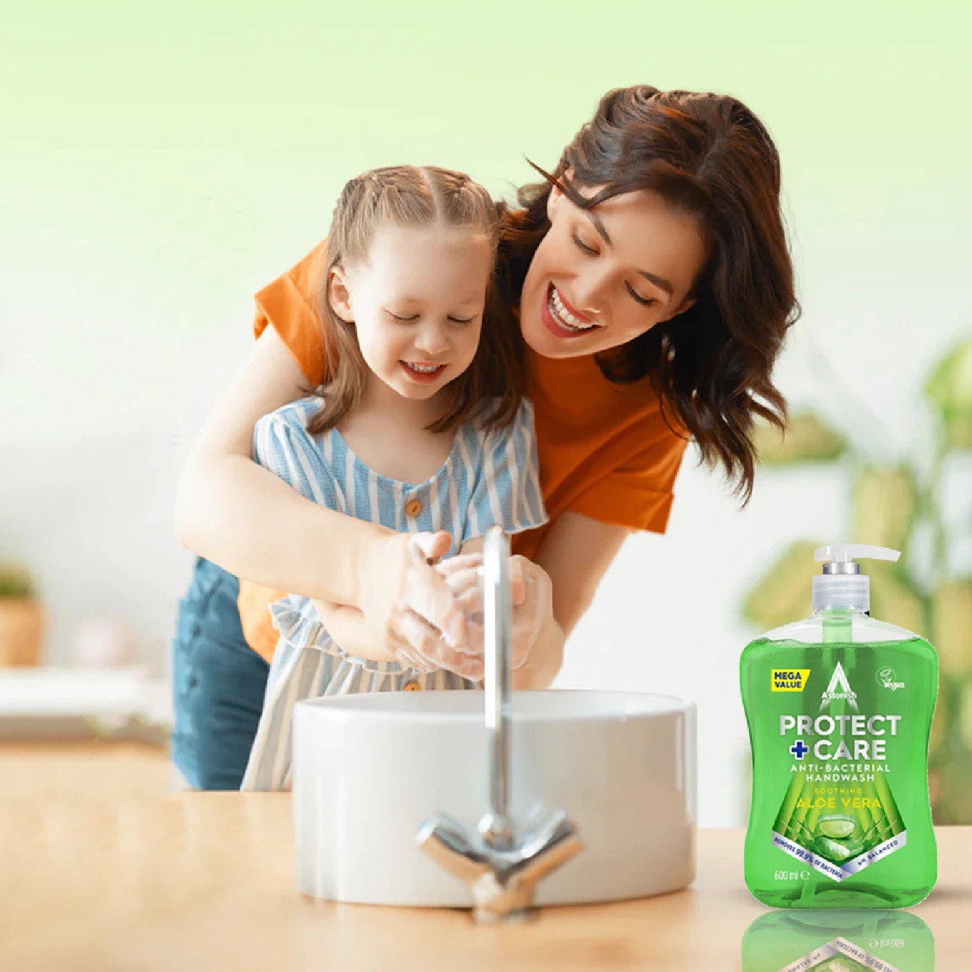 Antibacterial Handwash Aloe Vera 600ml