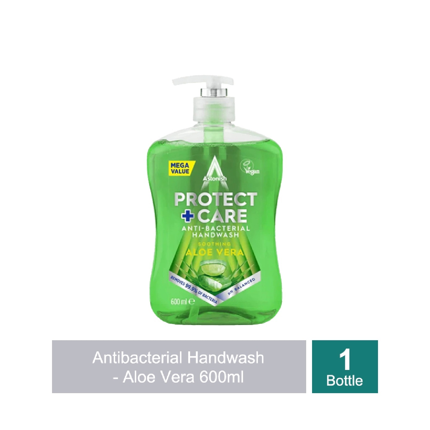 Antibacterial Handwash Aloe Vera 600ml