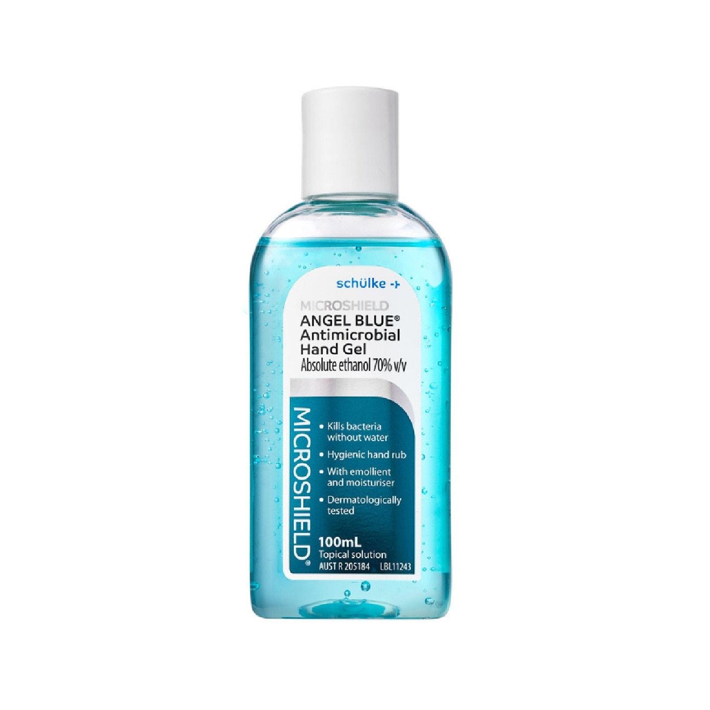 Angel Blue Antimicrobial Hand Gel 100ml