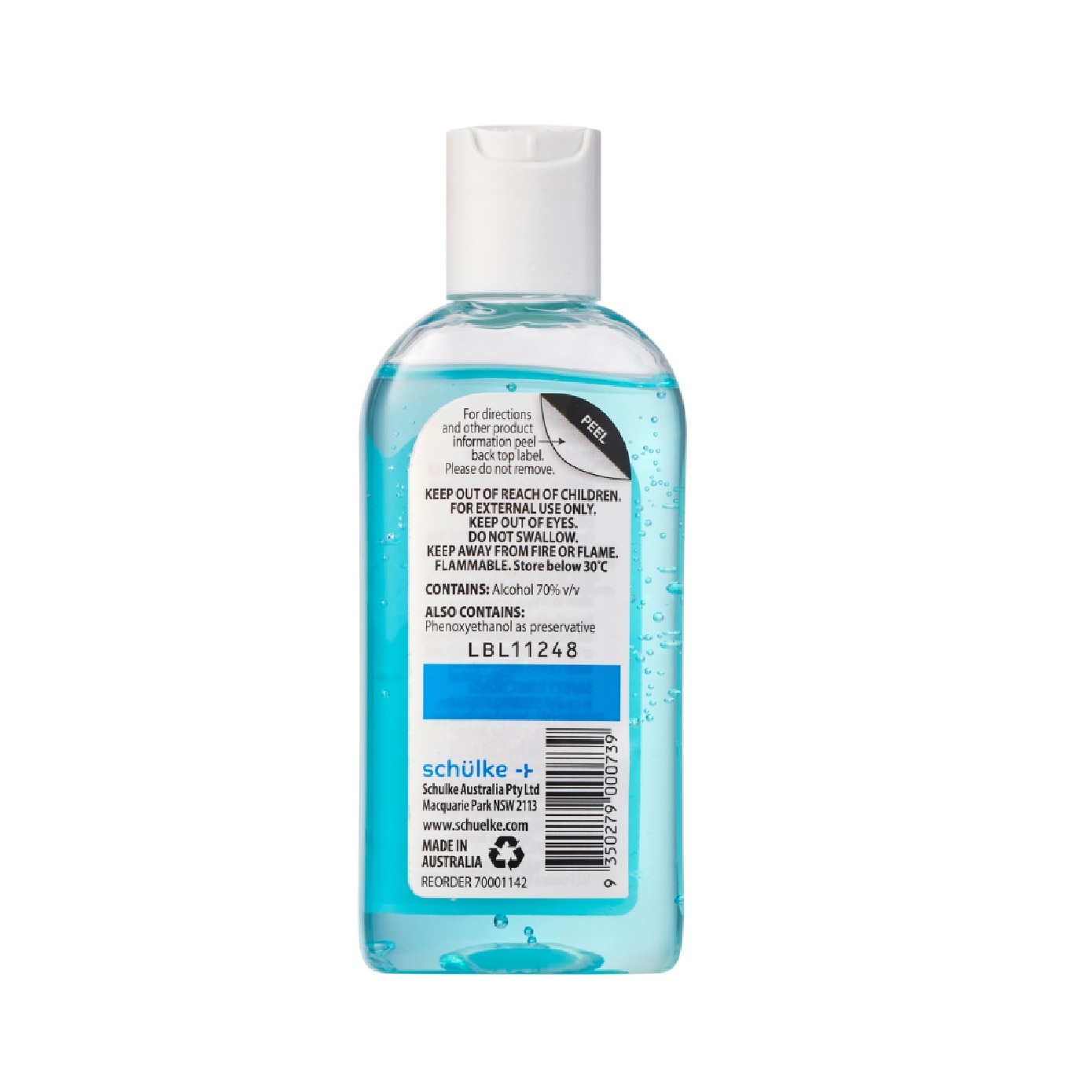 Angel Blue Antimicrobial Hand Gel 100ml